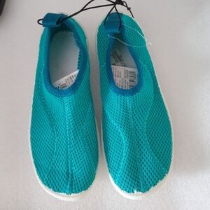 Decathlon Kids Aqua Shoes Teal Size 12.5C/13C. 19.5cm/20cm NWOT